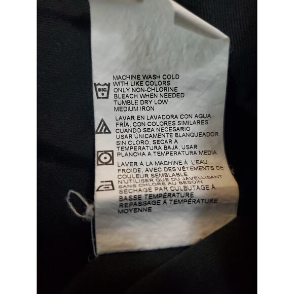 Dickies Mens Button Up Shirt Black Size XL Polyester Blend Short Sleeve Pockets - Picture 6 of 12